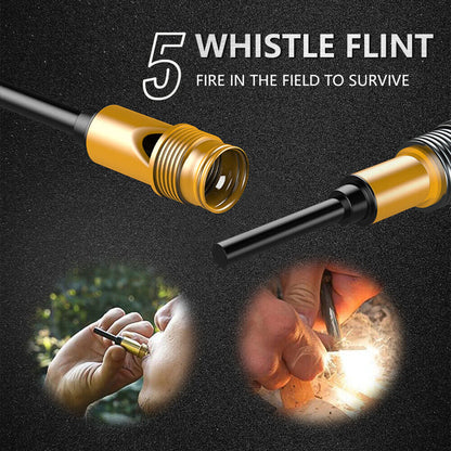 Multifunctional Tactical Hiking Staff – 15-in-1 Outdoor Survival Multi-Tool